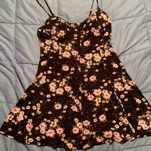 Black Floral AE Dress